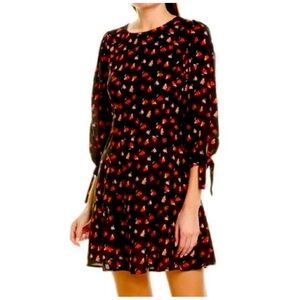 Velvet by Graham & Spencer Tulip Print Dress Size Large